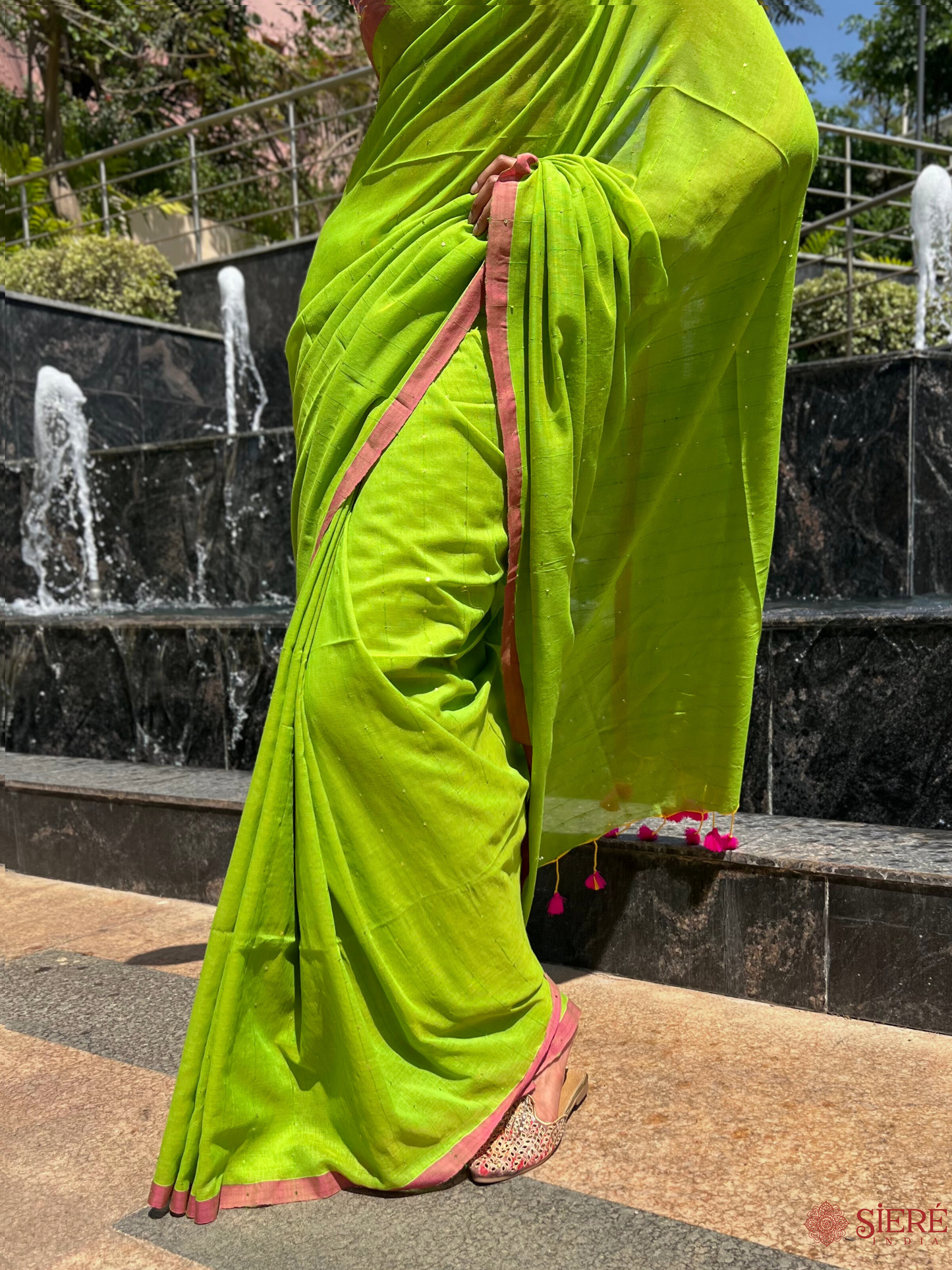 Chamki - Parrot Green