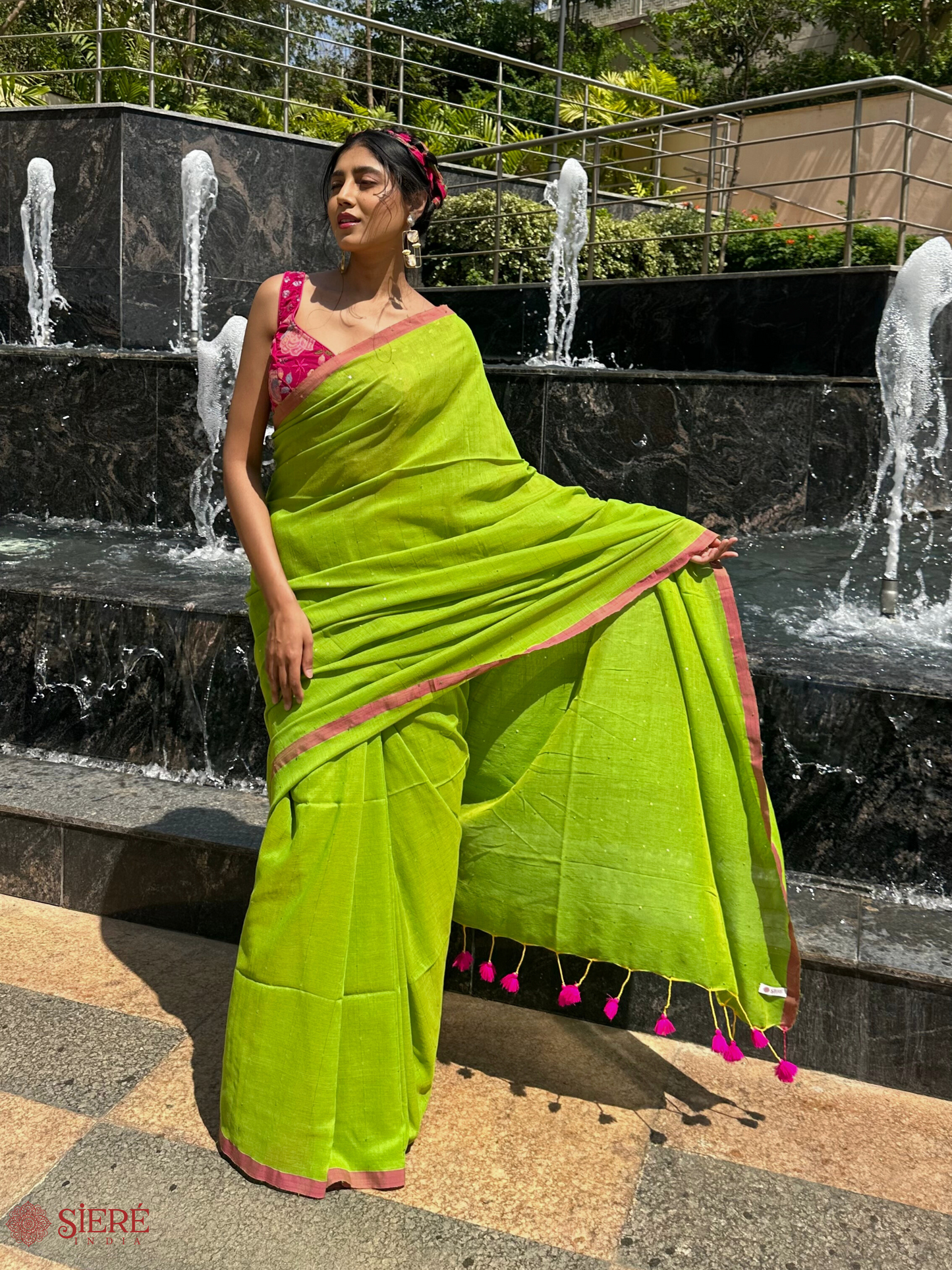 Chamki - Parrot Green