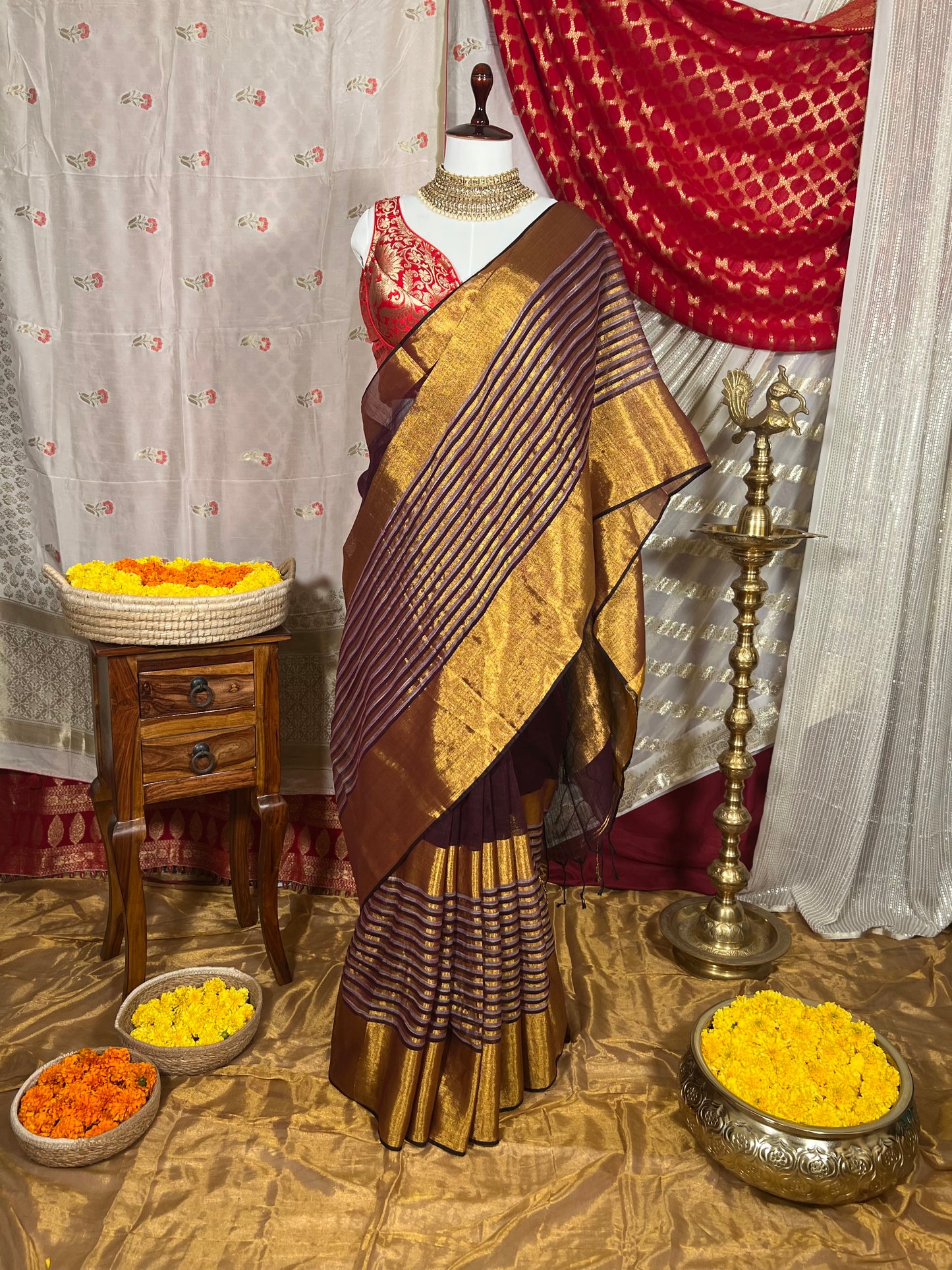 Suhasini - Coffee brown